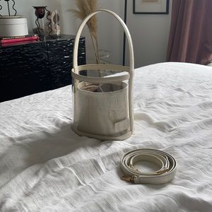 SOLD // Staud Croc Effect Bucket Bag